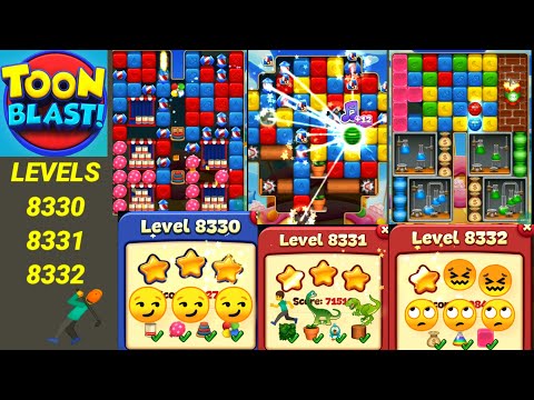 Toon Blast Levels 8330 8331 8332 🤺✨