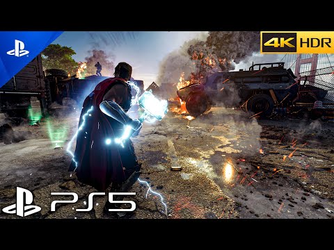 (PS5) Marvel's Avengers THOR Gameplay | Next-Gen ULTRA Graphics Gameplay [4K 60FPS HDR]