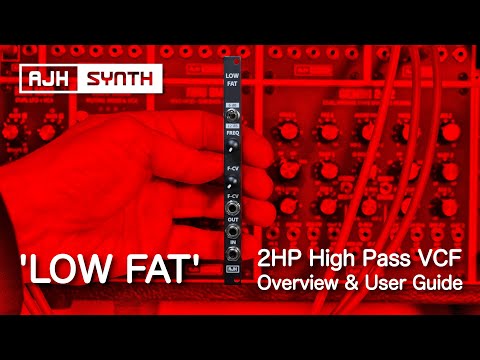 LOW FAT - 2HP Voltage-controlled High Pass Filter - Features, Examples & User Guide