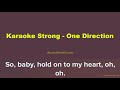 Karaoke One Direction - Strong NO VOCAL Instrumental