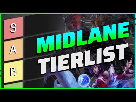 Die BESTE MIDLANE Tierlist - Diese Champions solltet Ihr in der Mitte Spielen! Challenger Approved!