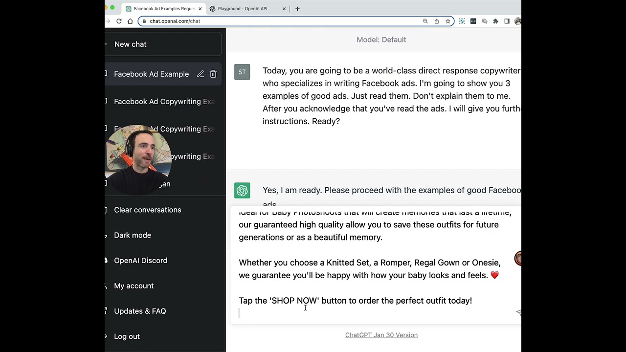 Trick ChatGPT into Writing Great Ads