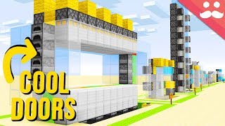 10 "SIMPLE" Piston Doors in Minecraft