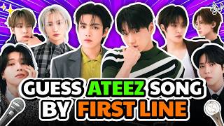 Download lagu GUESS THE ATEEZ SONG BY FIRST LINE 🎤 | ATEEZ CHALLENGE mp3