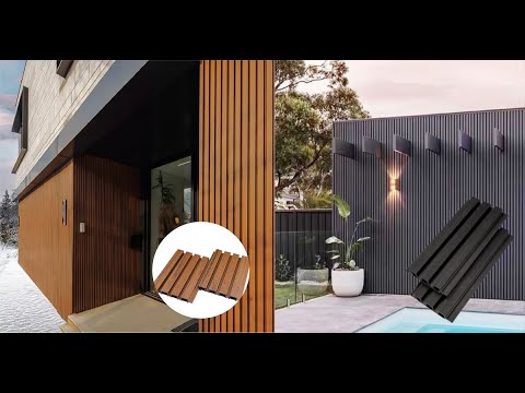 WPC Wood Tech Exterior Siding Wall Panel Installation - Wood Panel Wall USA