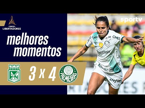 Gols e lances de Atlético Nacional x Palmeiras