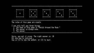Petals Around the Rose for the TRS-80 CoCo