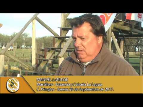 28-09-17 Nota Manuel Lanusse - Estancia y Cabaña La Legua - Coronel Pringles