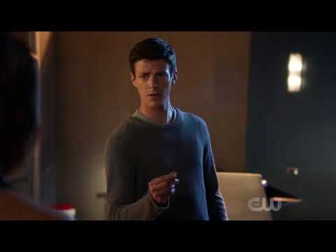 The Flash 5x01 'Nora' - Barry, Nora and Wally phases a plane to safety.
