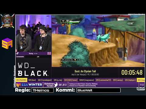 Esa Winter 2023 - Dust: An Elysian Tail - Any% (w/ Warps) von Murtag
