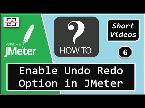 How To Enable Undo Redo Option in JMeter | HOW TO in JMeter Series | Perfology 2021