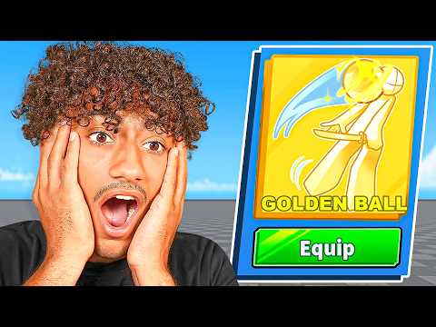 Spending $5,438,396 On The NEW GOLDEN BALL Ability.. (Roblox Blade Ball)