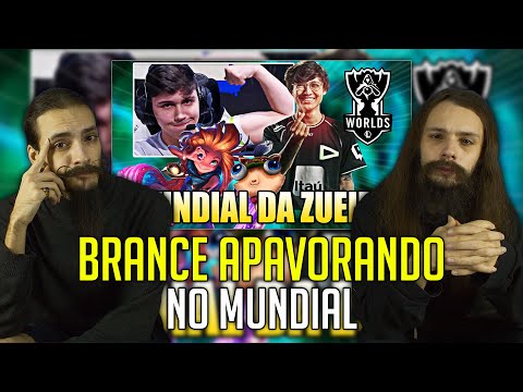 BRANCE GRITANDO PROS GRINGOS E STOMP DA LOUD - MUNDIAL DA ZUEIRA | @Bronziocre [IPC REACT]