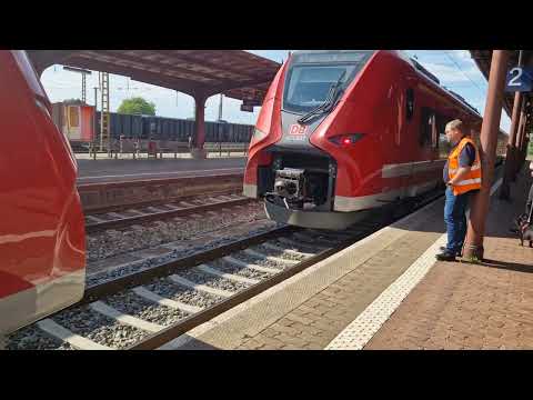 Kuppeln von zwei BR 463 in Guben