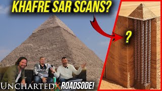 Khafre Pyramid SAR Scan Results, the Well Shaft, and Vase News! Roadsode pod, recorded in Egypt!