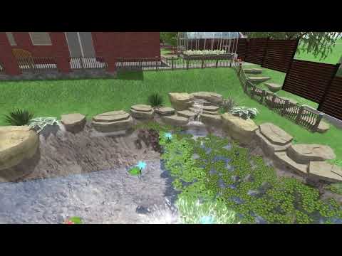 фото ландшафтный дизайн. озеленение. рулонный газон 0