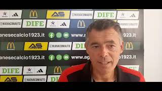 VIDEO. CARPI: IL COMMENTO DI MISTER MASSIMO BAGATTI DOPO LA SCONFITTA CON L’AGLIANESE