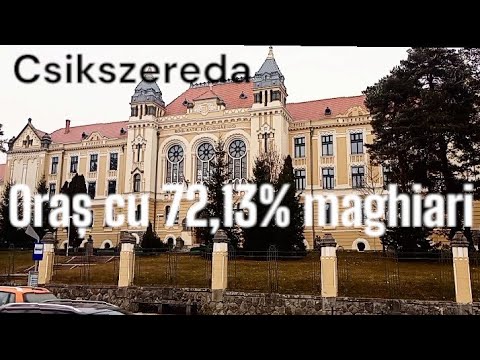 Cel mai mic oraș reședință de județ din România.  Sunt 72,13% maghiari. Csikszereda. Miercurea Ciuc.
