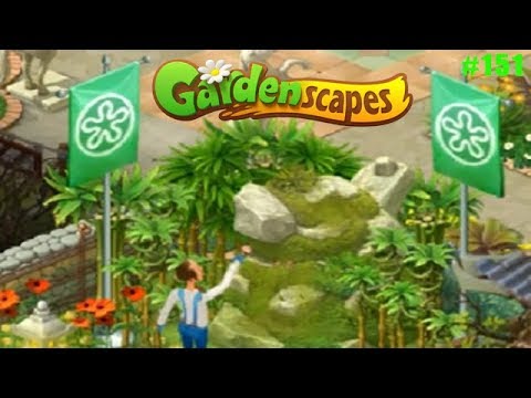 Gardenscapes Садовник ОСТИН #151 (уровни 1259-1267) Установка Знамён и тайна 4-го Камня