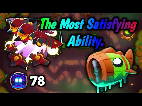 The Carpet Bomb is the MOST satisfying ability against Bloonarius!