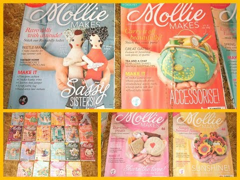 Mollie Makes Large Magazine Bundle Of 22 Copies Issues 3 - 28 & Free Gift Sets