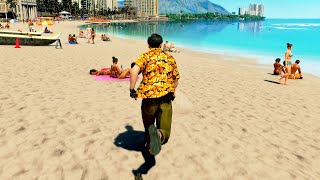 Like a Dragon: Pirate Yakuza in Hawaii Demo (PC) Free Roam & Combat Gameplay - 4K/60FPS