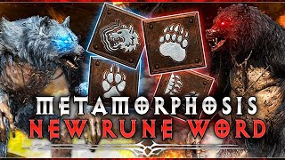 METAMORPHOSIS -  POWERFUL NEW Melee Rune Word !!! - Patch 2.6 - Diablo 2 Resurrected