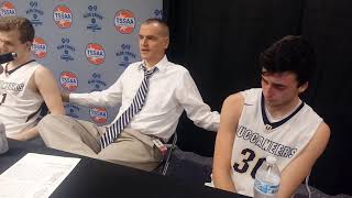 University High post-game press conference