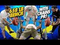 658 LB BENCH WITH CHAINS PR!