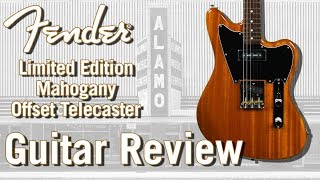 Video thumbnail for New 2018 LTD Fender Mahogany Offset Telecaster - Guitar Review by Alamo Music Center