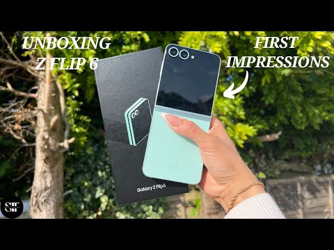 Samsung Galaxy Z FLIP 6 MINT💚 | Unboxing & First Impressions (ASMR)