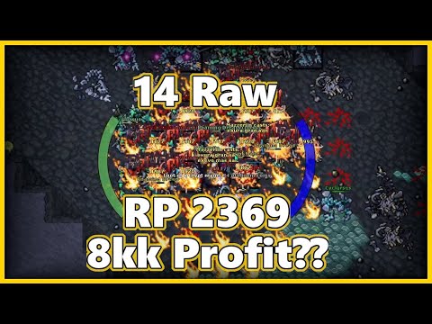 Inner Crypt 14kk/h (100%) + 8kk?? profit - RP 2369 Solo Hunt Tibia