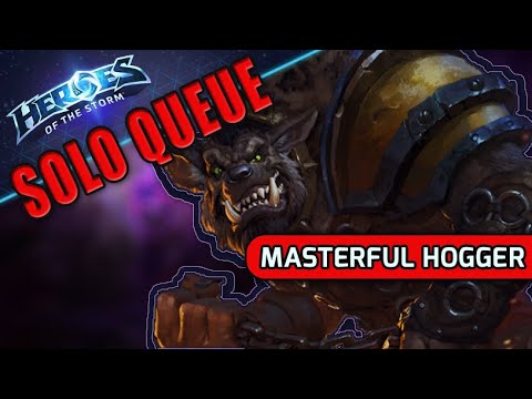 Solo Queue: Masterful Hogger | Heroes of the Storm Gameplay