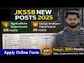 JKSSB 390 New Posts Out JKSSB Agriculture Department Jobs JKSSB Stock Assistant Jobs Jkssb Jobs