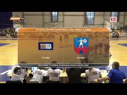TTT Riga 57 - 46 SK Cesis (Latvian championship 2014/2015 season)