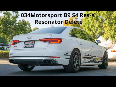 Sound Clips: Audi B9 S4 Res-X Resonator Delete