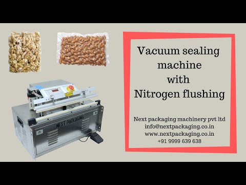vacuum packing machine with nitrogen flushing