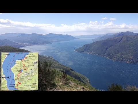 Vom Lago Delio mit dem Auto nach Maccagno-Tessin / Ride with beautiful view over the Lago Maggiore