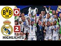 ⚪️Real Madrid vs Borussia Dortmund (2-0) HIGHLIGHTS: Carvajal, Vinicius Jr GOALS & Full Celebrations