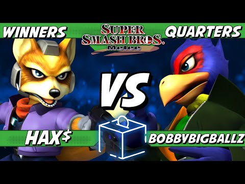 Coinbox 50 - Hax$ (Fox) vs BobbyBigBallz (Falco) Winners Quarters - Smash Melee