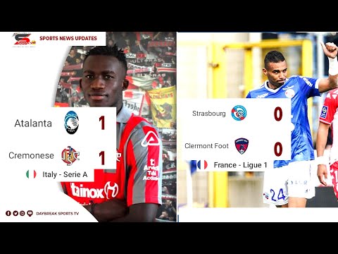 Strasbourg - Clermont Foot 0-0 _Alexander Djiku on 7.9 rating_Felix Afena Gyan played first match at