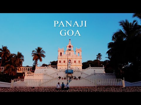Capital of Goa, Panaji City Walking Tour - 3D AUDIO 4K | ASMR Binaural City Sounds for Sleep & Study
