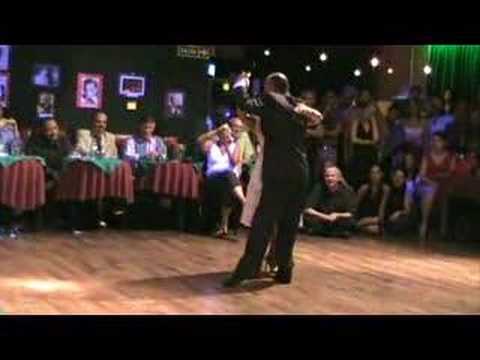  Coca Cartery  and  Osvaldo Cartery  are  dancing  to  the  tango  "  El Adios  "
