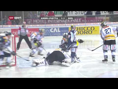 33rd Round 23.12.12 Ambri - Biel 5 : 4 n.P.