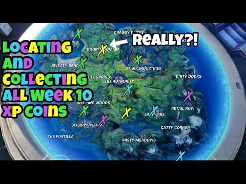 All 11 XP Coin Locations For Week 10  (Chapter 2-Season 4)