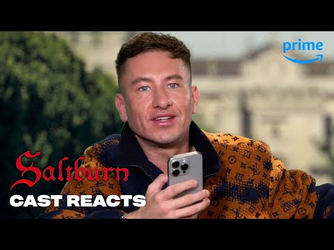 The Cast Reacts to Tweets | Saltburn | Prime Video