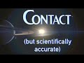 Contact Opening Scene, but scientifically accurate