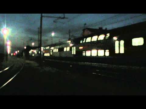 [Milano-Bologna] TSR in partenza da Tavazzano in notturna.