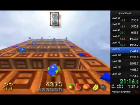 Kula World RTA Speedrun - 50:31.5 (46:00 IGT)