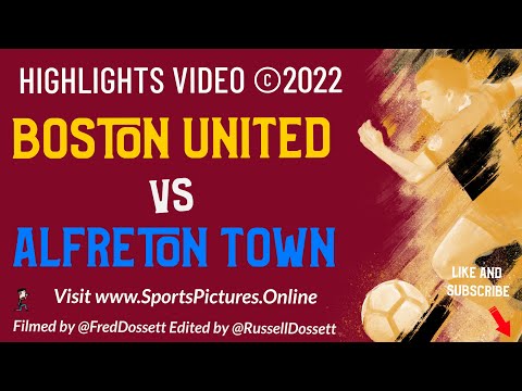 Boston United vs Alfreton Town Highlights Video. 02-01-2022